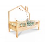 Cama casita Zoé con barrera – Acceso central