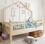 Cama casita Zoé con barrera – Acceso central - Imagen 2