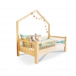 Cama casita Zoé con barrera