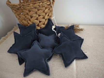 Guirnalda Estrella Gris oscuro