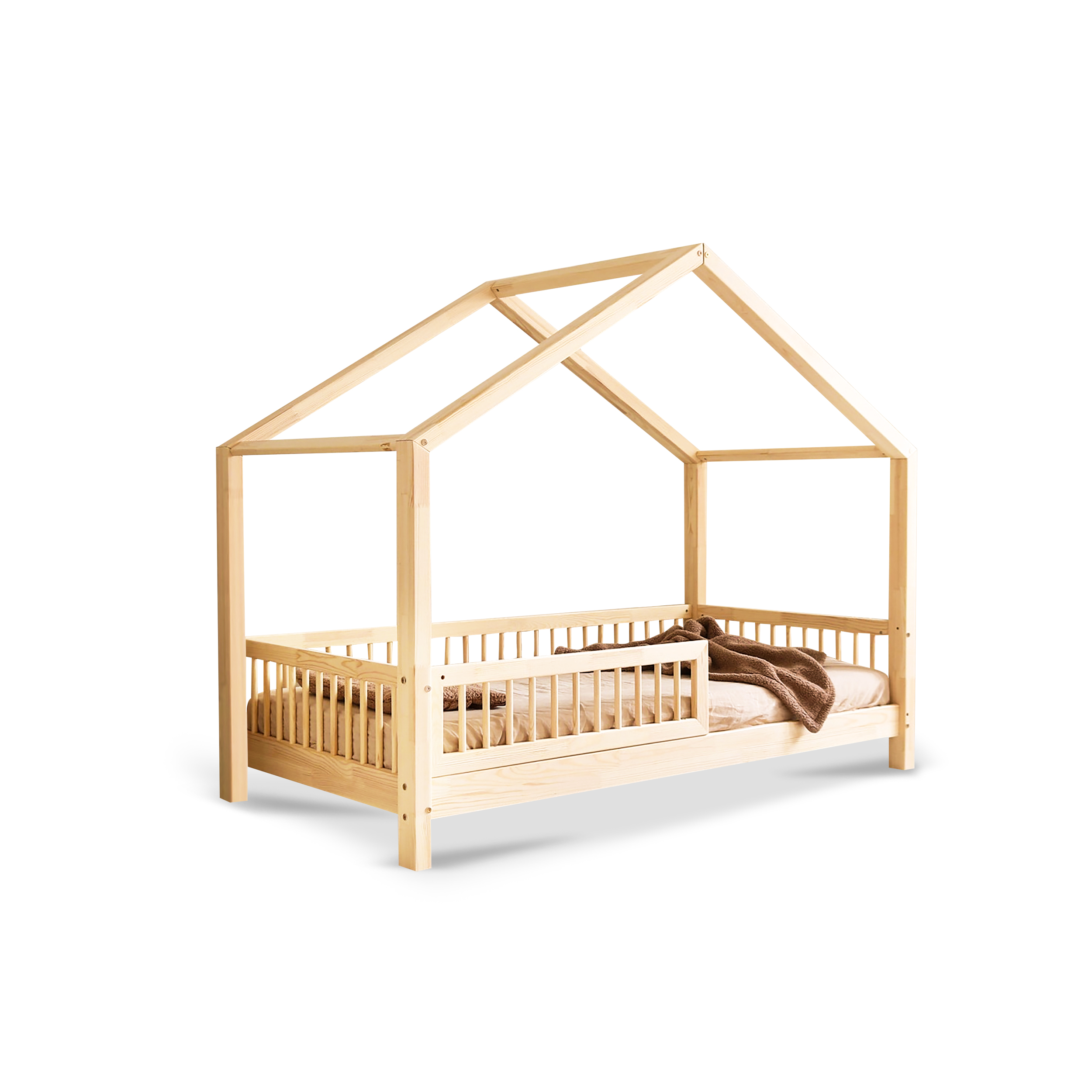 Lit cabane Anja avec barrière Lit cabane Anja avec barrière