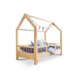 Cama casita Stockholm con barrera - Acceso central