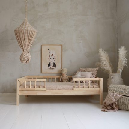 Lit enfant en bois Éden avec barrière - Accès central
